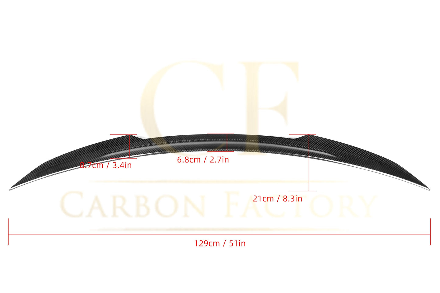 Mercedes Benz W223 S Class Saloon X Style Pre-preg Carbon Fibre Boot Spoiler 19-Present by Carbon Factory-Carbon Factory