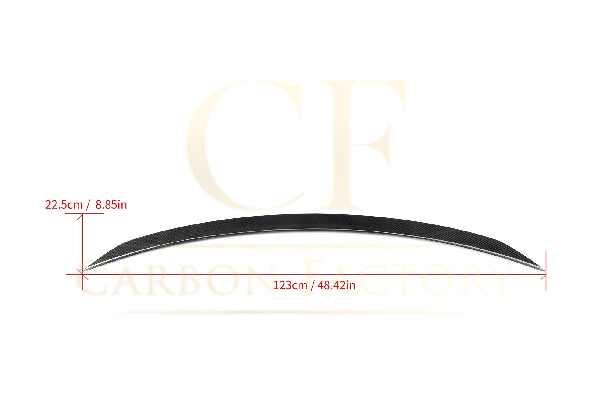 Mercedes Benz W253 GLC Saloon OEM Style Prepreg Carbon Fibre Boot Spoiler 16-23 by Carbon Factory-Carbon Factory