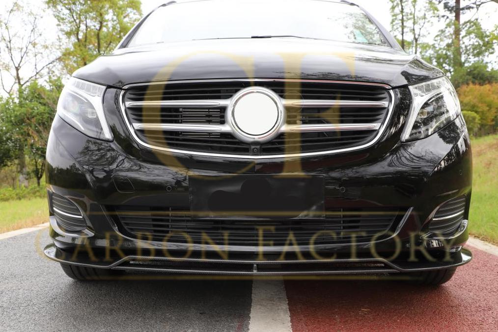 Mercedes Benz W447 Vito AMG Style Carbon Fibre Front Splitter 16-18 by Carbon Factory-Carbon Factory