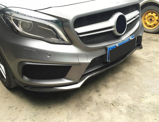 Mercedes Benz X156 GLA AMG Style Carbon Fibre Front Splitter 13-16 by Carbon Factory-Carbon Factory