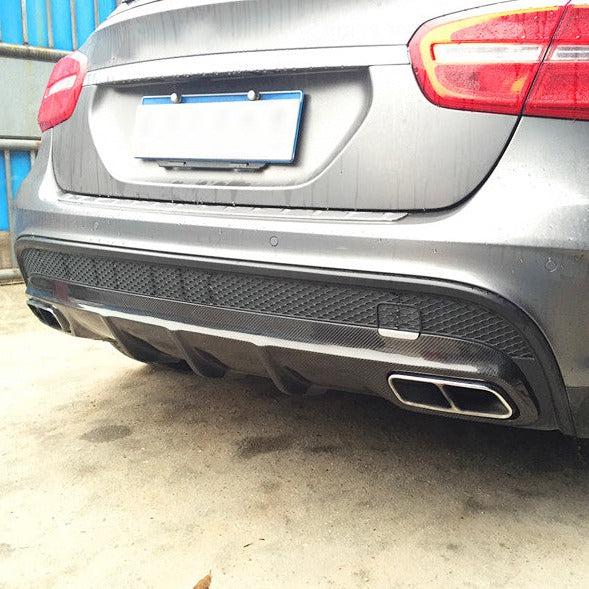 Mercedes Benz X156 GLA45 AMG Style Carbon Fibre Rear Diffuser 13-16 by Carbon Factory-Carbon Factory