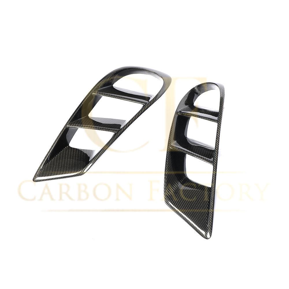 Mercedes C218 CLS Carbon Fibre Front Fog Light Trims 15-18 by Carbon Factory-Carbon Factory