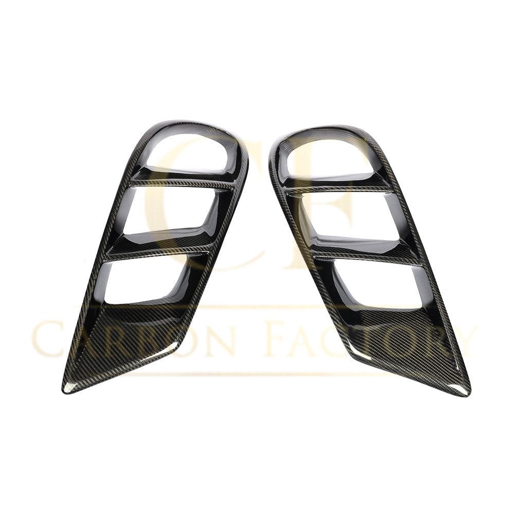 Mercedes C218 CLS Carbon Fibre Front Fog Light Trims 15-18 by Carbon Factory-Carbon Factory