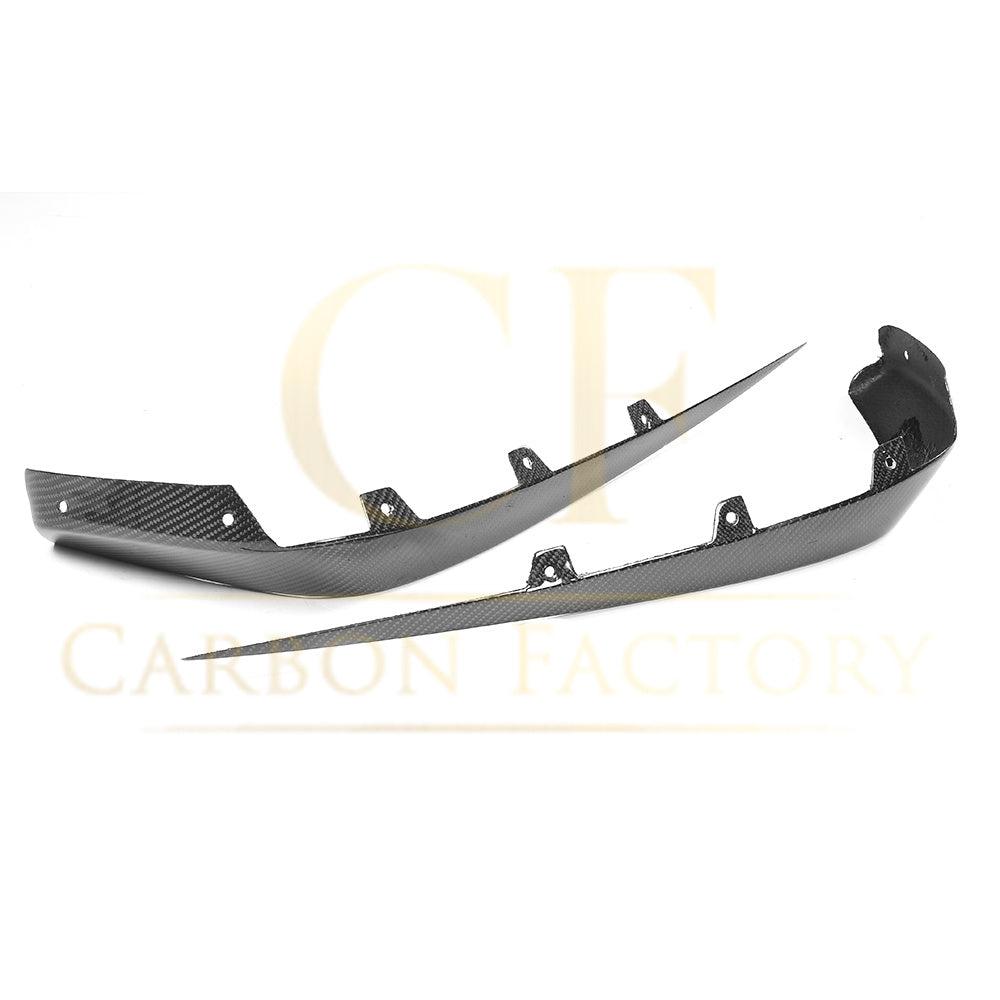 Mercedes C218 CLS Carbon Fibre Front Side Grille Trim 15-18 by Carbon Factory-Carbon Factory