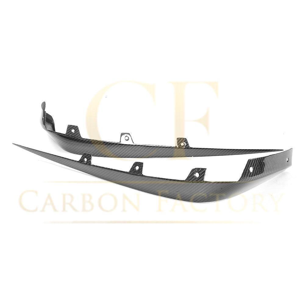 Mercedes C218 CLS Carbon Fibre Front Side Grille Trim 15-18 by Carbon Factory-Carbon Factory