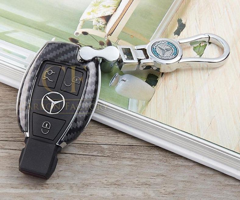 Mercedes Universal Carbon Fibre Key Cover by Carbon Factory-Carbon Factory