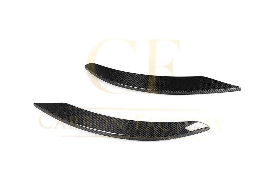 Mercedes W117 CLA Carbon Fibre Front Side Grille Trims 13-19 by Carbon Factory-Carbon Factory