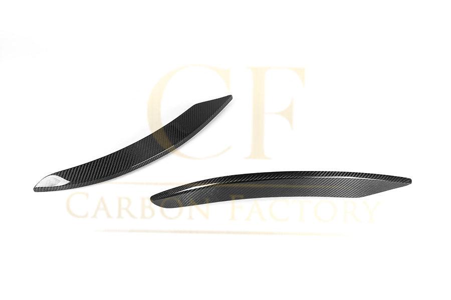 Mercedes W117 CLA Carbon Fibre Front Side Grille Trims 13-19 by Carbon Factory-Carbon Factory