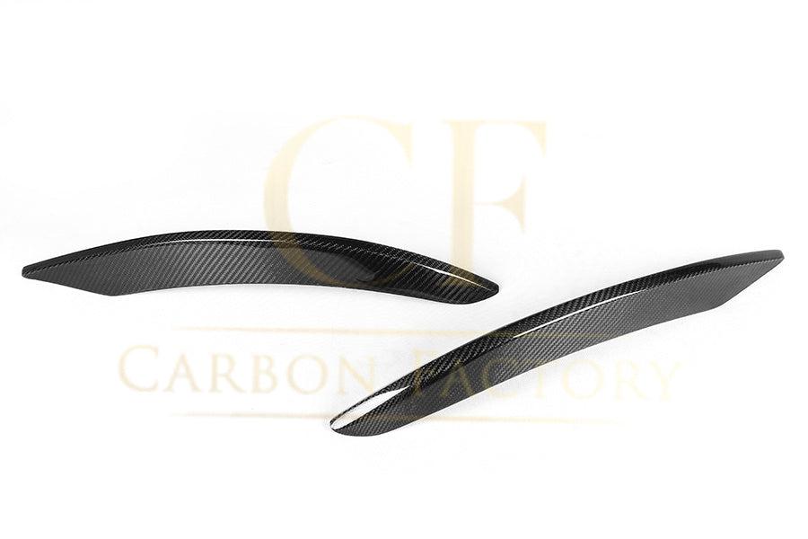 Mercedes W117 CLA Carbon Fibre Front Side Grille Trims 13-19 by Carbon Factory-Carbon Factory