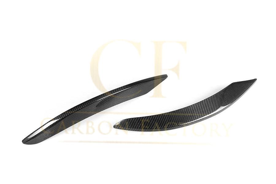 Mercedes W117 CLA Carbon Fibre Front Side Grille Trims 13-19 by Carbon Factory-Carbon Factory