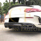 Mercedes W205 C Class 2 Door Coupe Carbon Fibre Rear Bumper Trims 15-18 by Carbon Factory-Carbon Factory