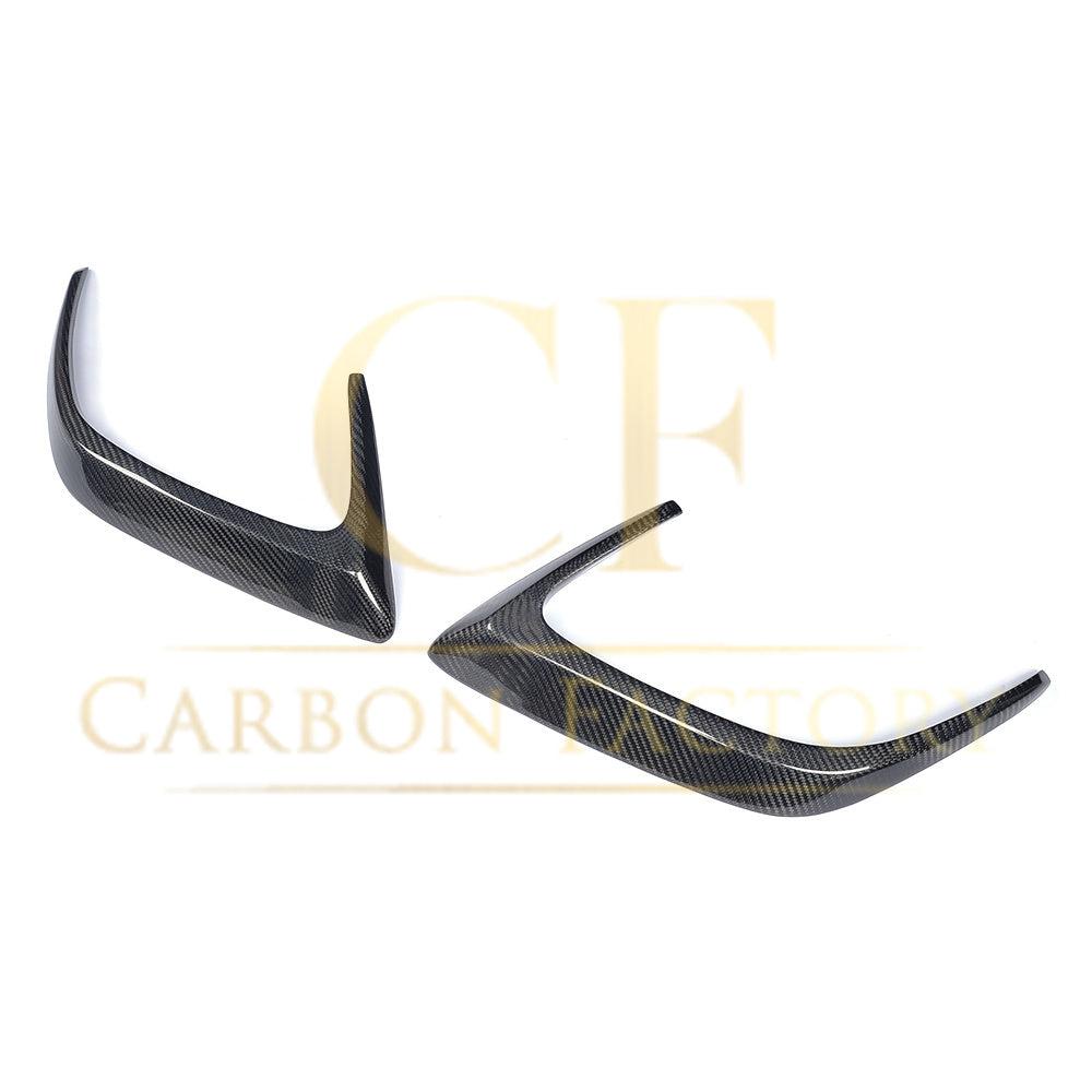 Mercedes W205 C Class 2 Door Coupe Carbon Fibre Rear Bumper Trims 15-18 by Carbon Factory-Carbon Factory