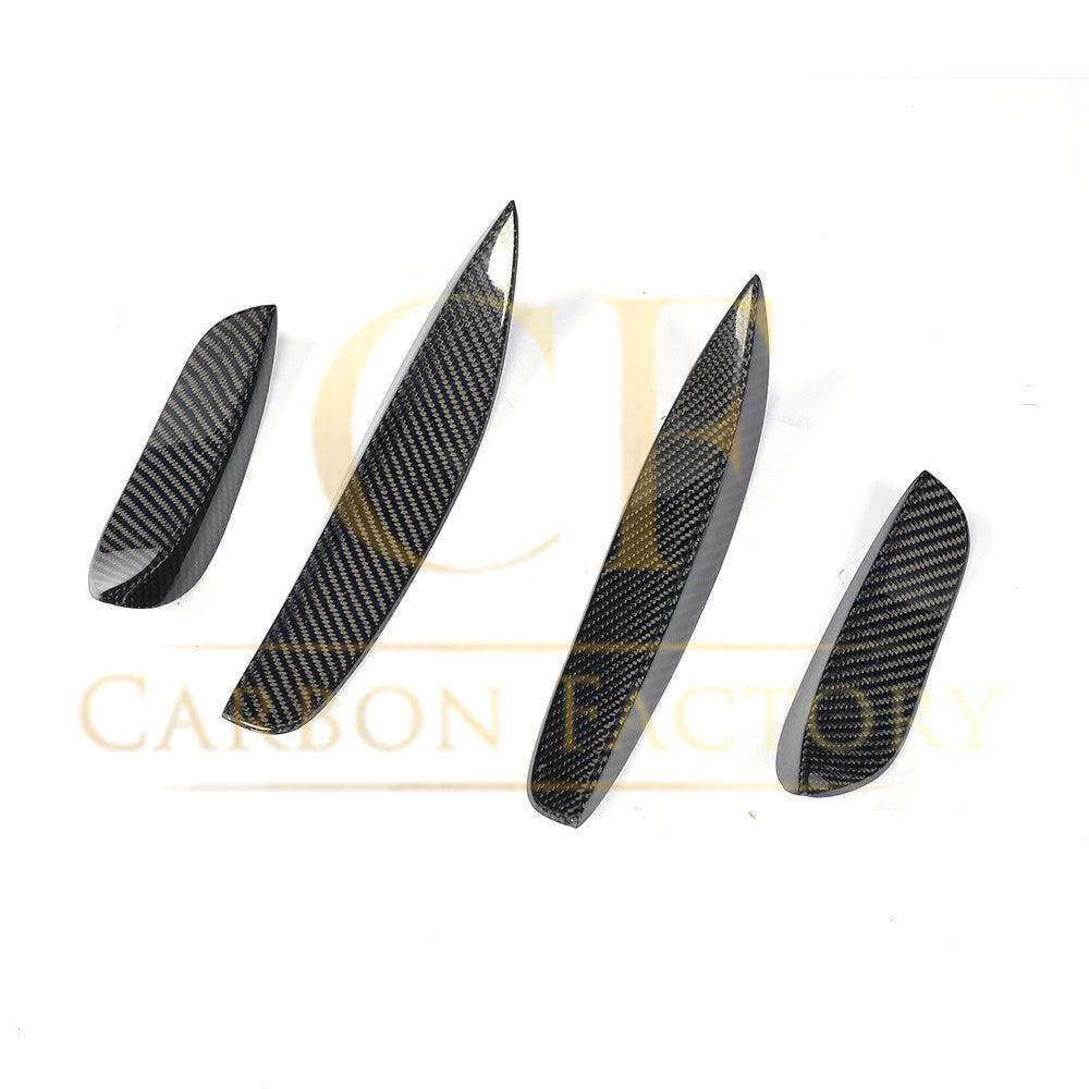 Mercedes W205 C63 Carbon Fibre Front Canard sets 4 pcs 15-18 by Carbon Factory-Carbon Factory