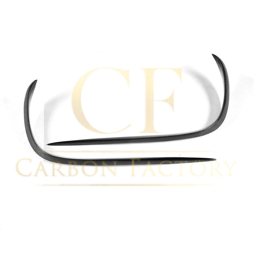 Mercedes W213 E Class Saloon Carbon Fibre Front Canards 17-18 2pc by Carbon Factory-Carbon Factory