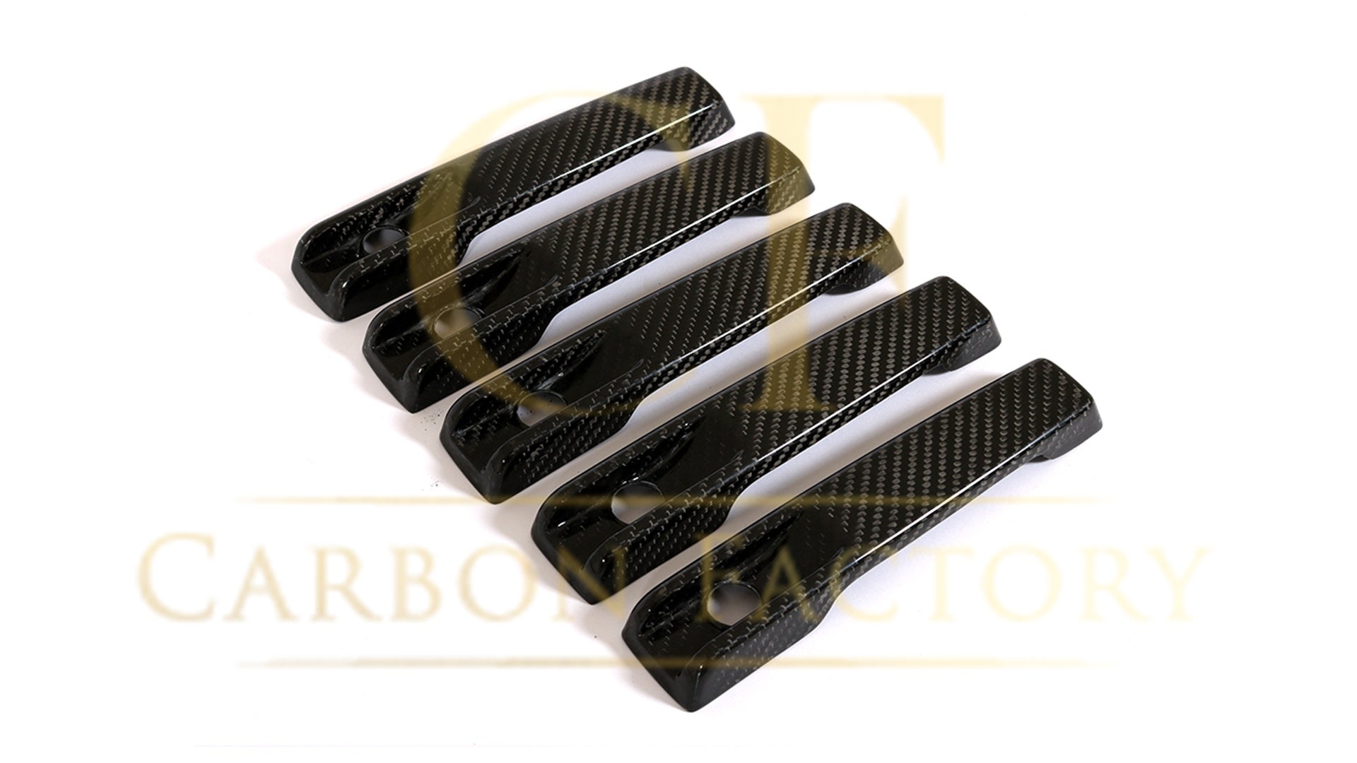 Mercedes W463 G Class G Wagon Pre-preg Carbon Fibre Door Handle Covers 04-18 by Carbon Factory-Carbon Factory