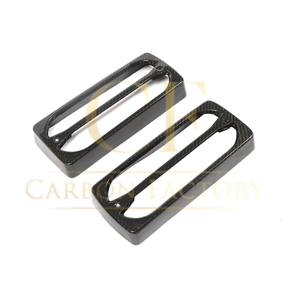 Mercedes W463 G Class G Wagon Pre-preg Carbon Fibre Rear Light Covers 04-18 by Carbon Factory-Carbon Factory