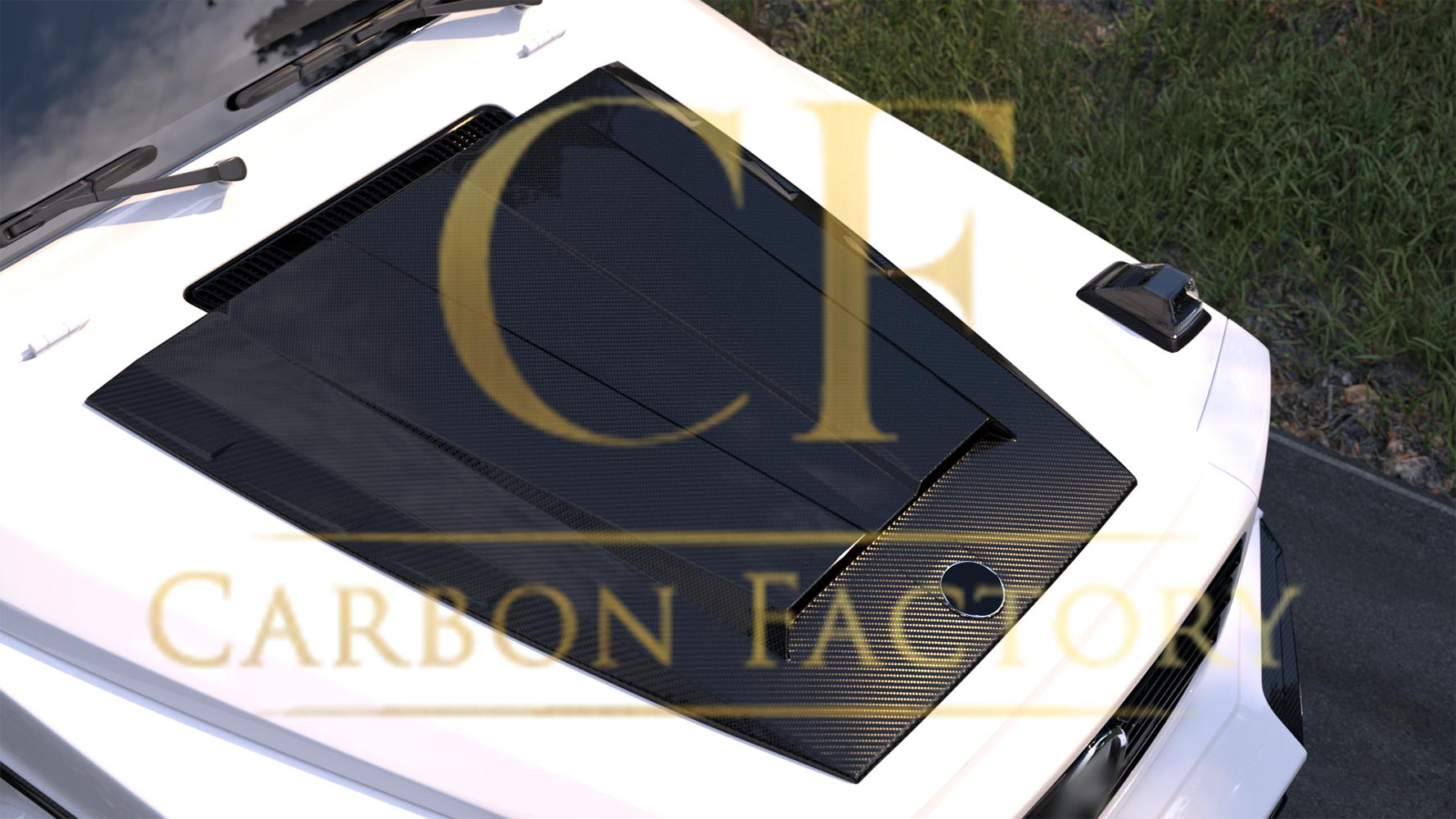 Mercedes W464 G Class G Wagon Pre-preg Carbon Fibre Bonnet Scoop 19-Present by Carbon Factory-Carbon Factory