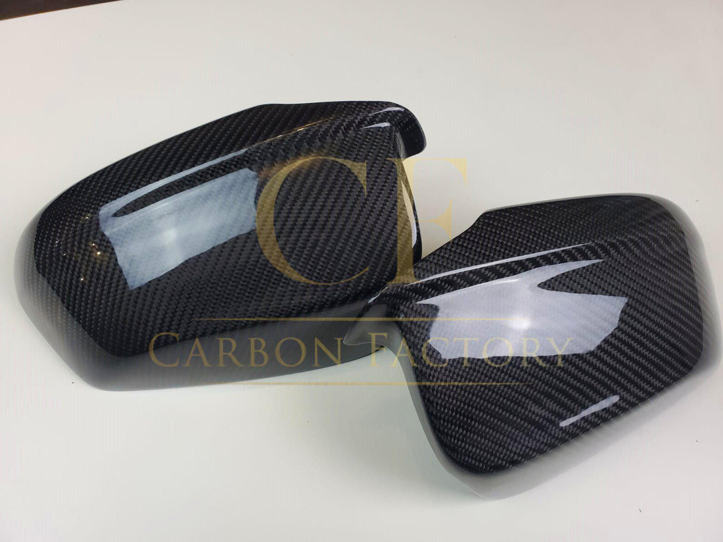 OEM Style Carbon Fibre Replacement Mirror Covers for BMW F10 5 Series Pre-LCI-Carbon Factory