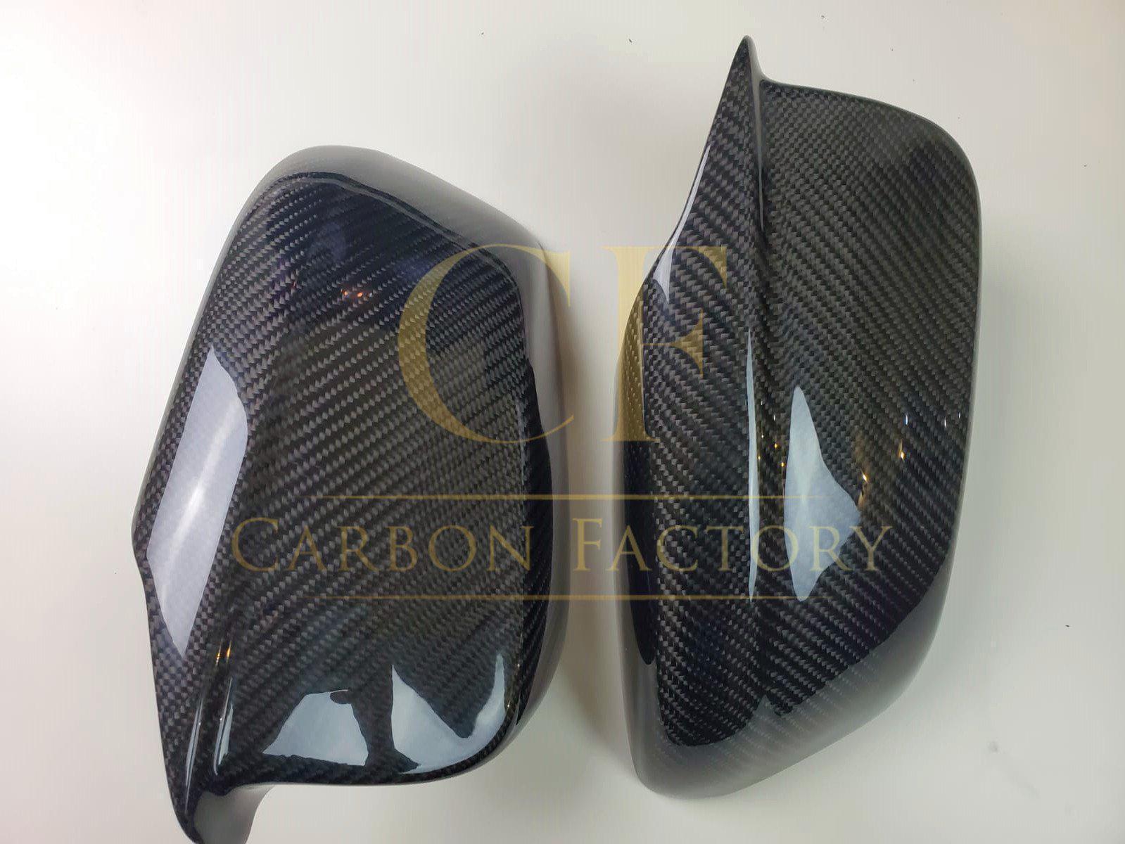 OEM Style Carbon Fibre Replacement Mirror Covers for BMW F10 5 Series Pre-LCI-Carbon Factory