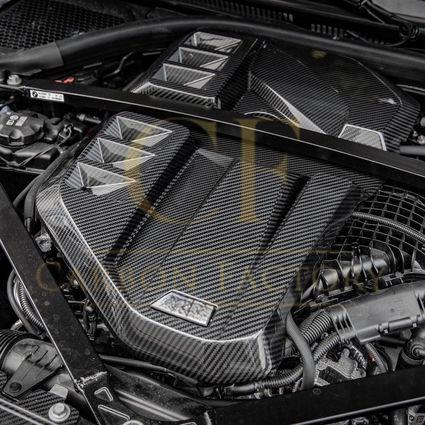 OEM Style Pre-Preg Carbon Fibre Engine Cover for BMW G87 M2 G8X M3 M4 21-Present-Carbon Factory