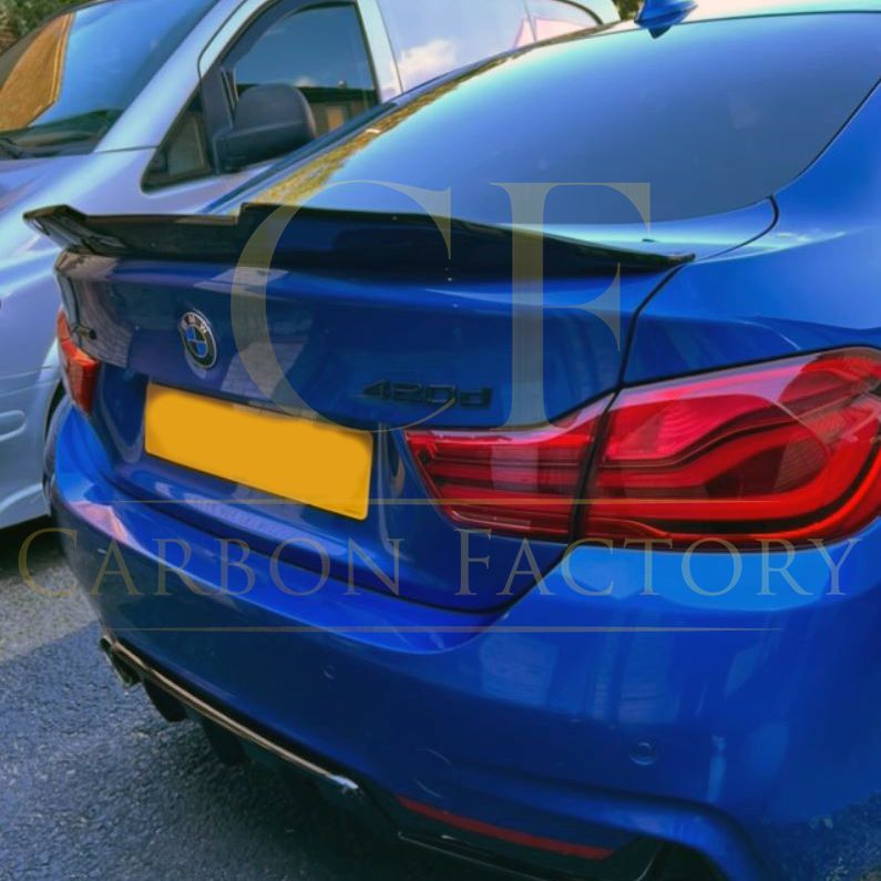 PSM Style Gloss Black Boot Spoiler for BMW 4 Series F33 Convertible inc F83 M4 14-20-Carbon Factory