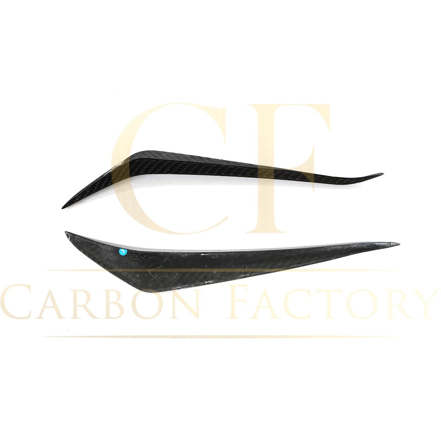 Porsche Boxster & Cayman 718 Carbon Fibre Front Bumper Canards 16-21 by Carbon Factory-Carbon Factory