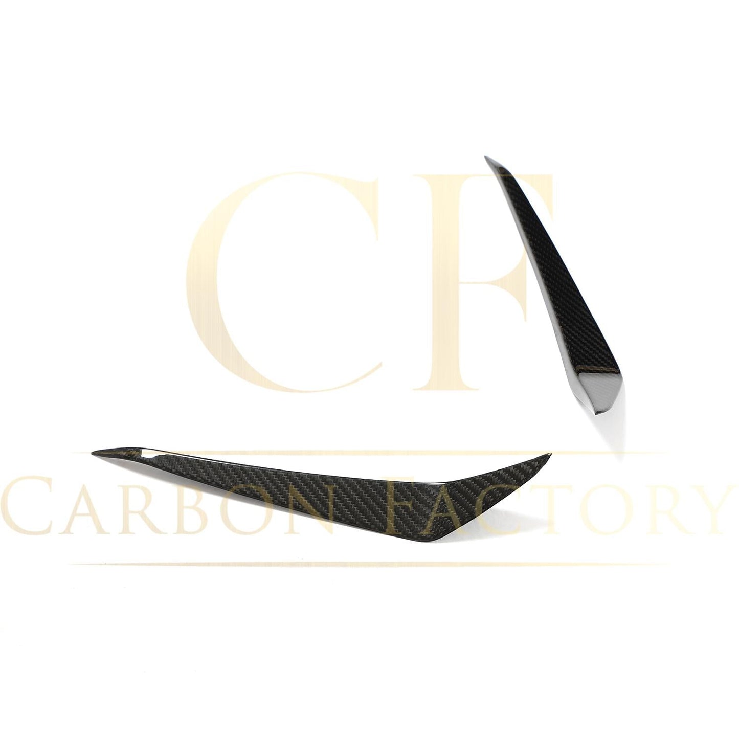 Porsche Boxster & Cayman 718 Carbon Fibre Front Bumper Canards 16-21 by Carbon Factory-Carbon Factory