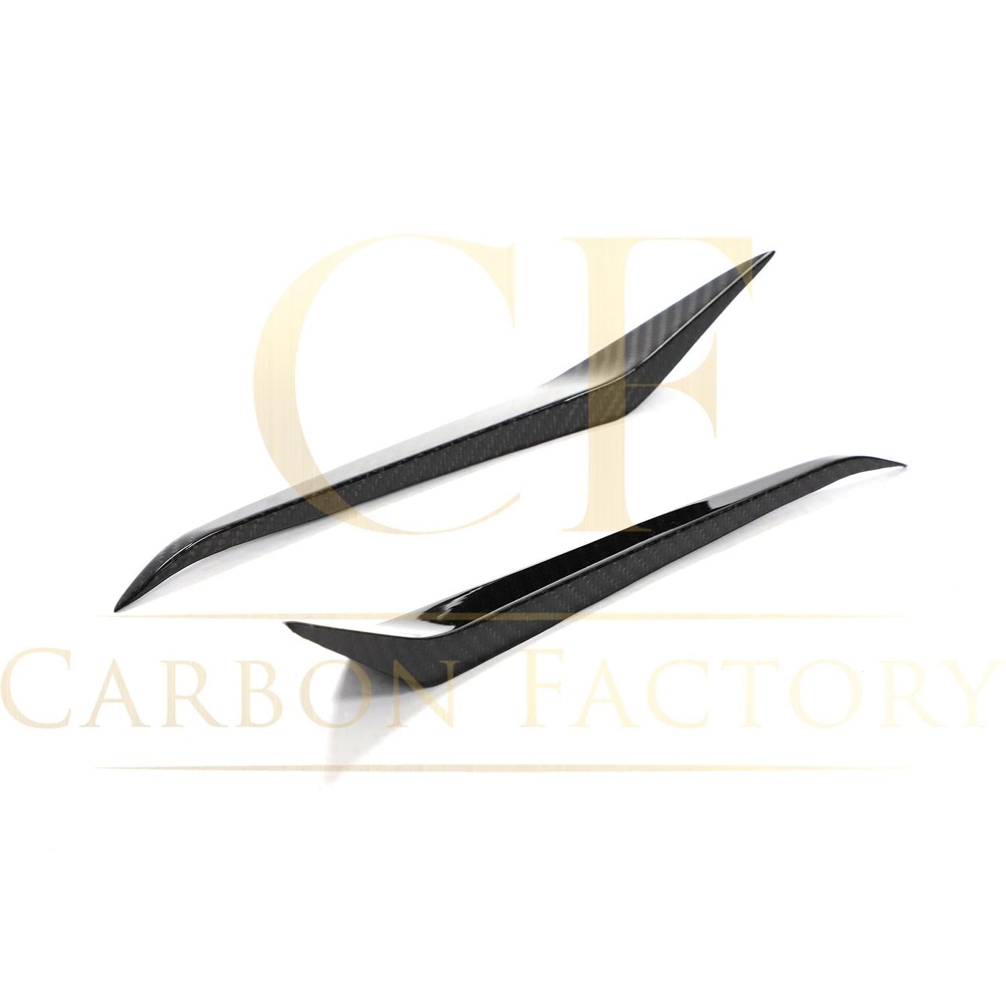 Porsche Boxster & Cayman 718 Carbon Fibre Front Bumper Canards 16-21 by Carbon Factory-Carbon Factory