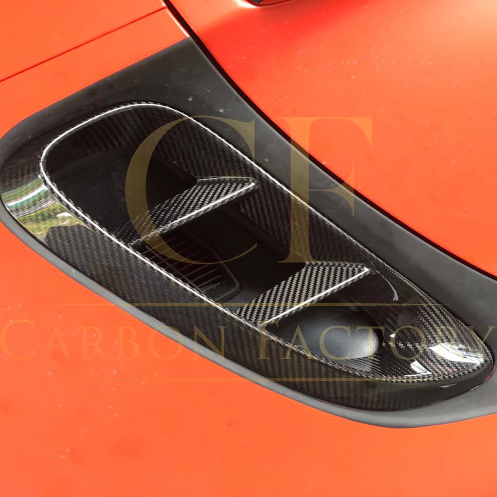 Porsche Boxster & Cayman 718 Carbon Fibre Side Fender Trims 16-19 by Carbon Factory-Carbon Factory