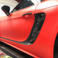 Porsche Boxster & Cayman 718 Carbon Fibre Side Fender Trims 16-19 by Carbon Factory-Carbon Factory