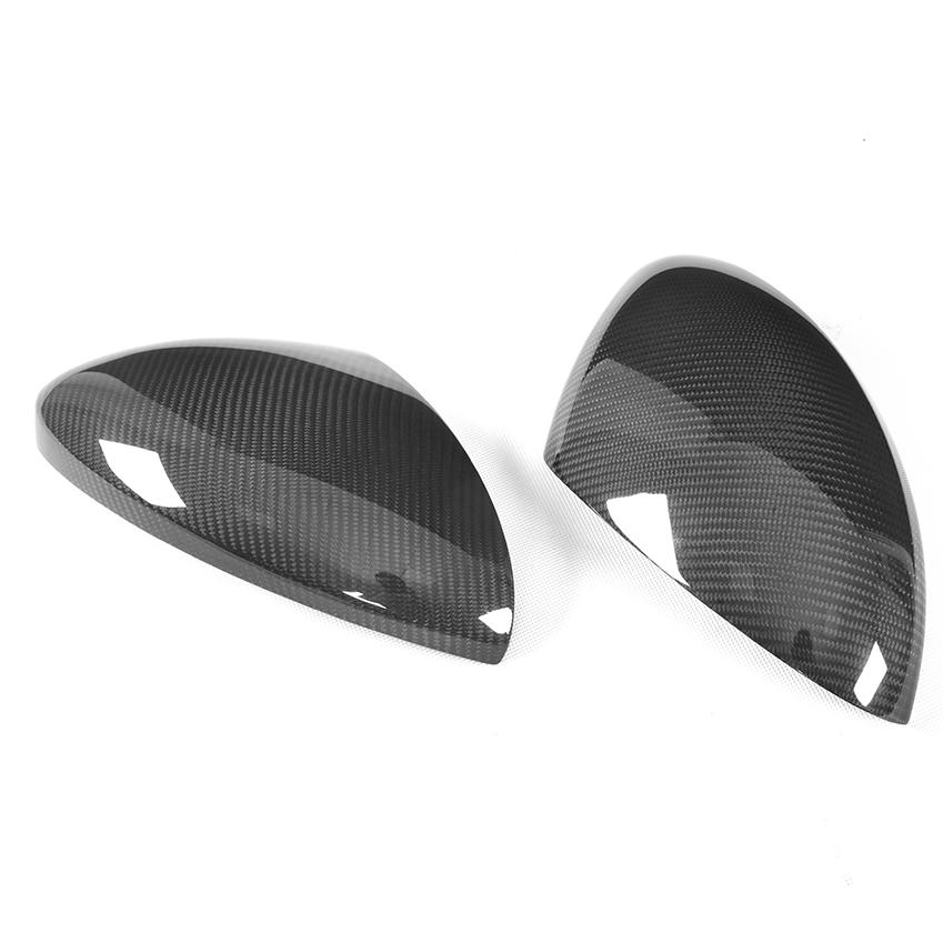 Porsche Boxster & Cayman 718 LHD Carbon Fibre Door Mirror Covers 16-21 by Carbon Factory-Carbon Factory