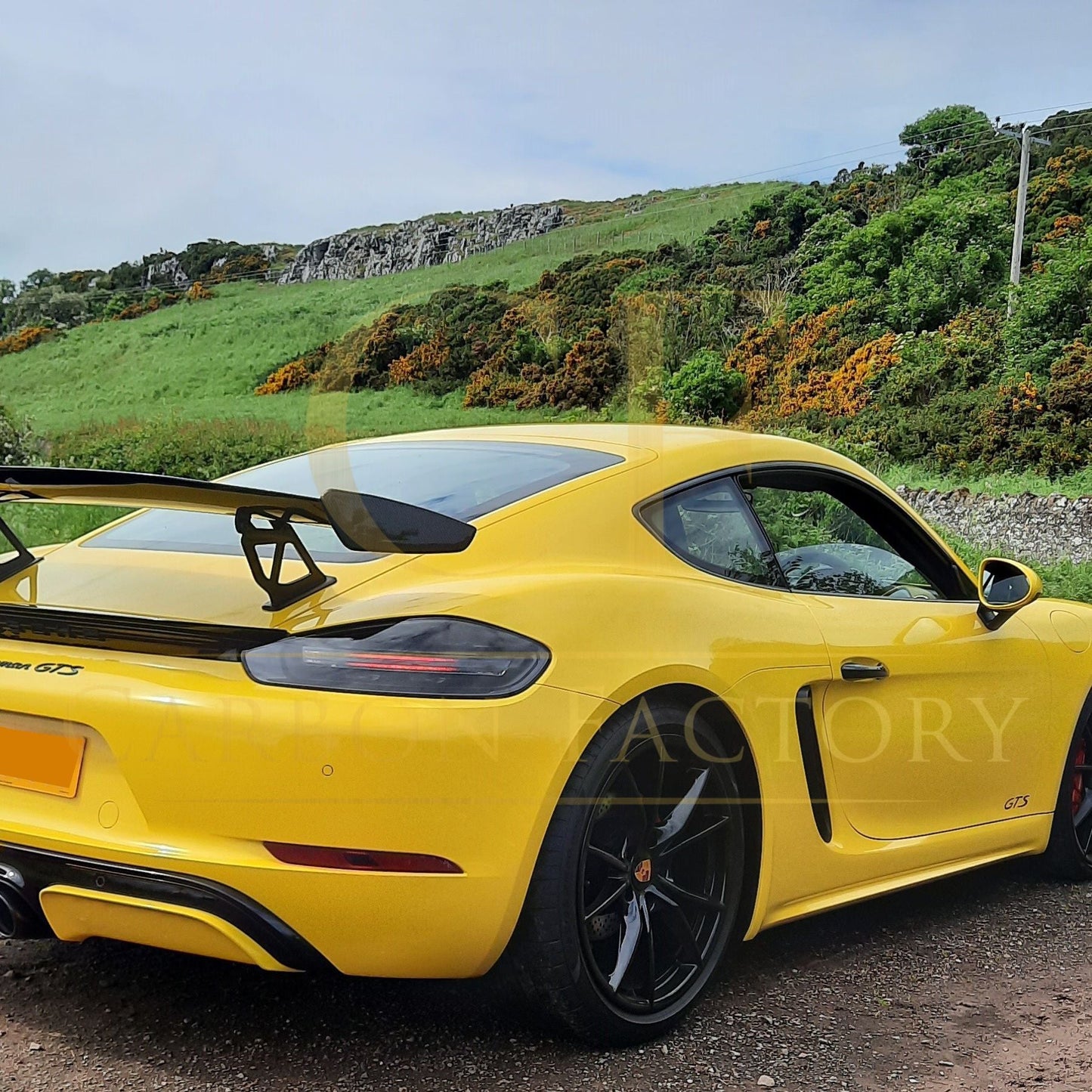 Porsche Cayman 718 GT Style Carbon Fibre Spoiler 16-21 by Carbon Factory-Carbon Factory