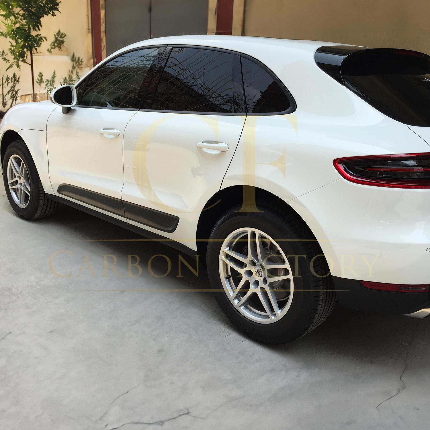 Porsche Macan Carbon Fibre Door Trims 14-20-Carbon Factory