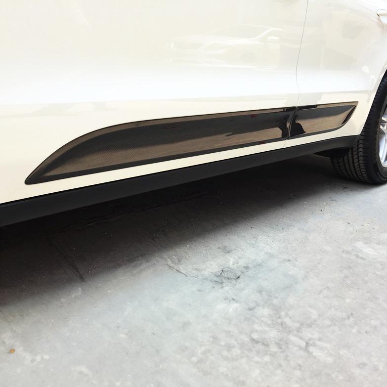 Porsche Macan Carbon Fibre Door Trims 14-20 by Carbon Factory-Carbon Factory