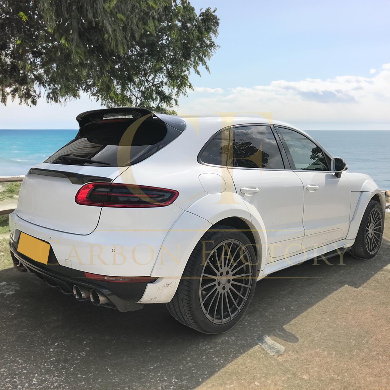 Porsche Macan Carbon Fibre Roof Spoiler 14-20-Carbon Factory