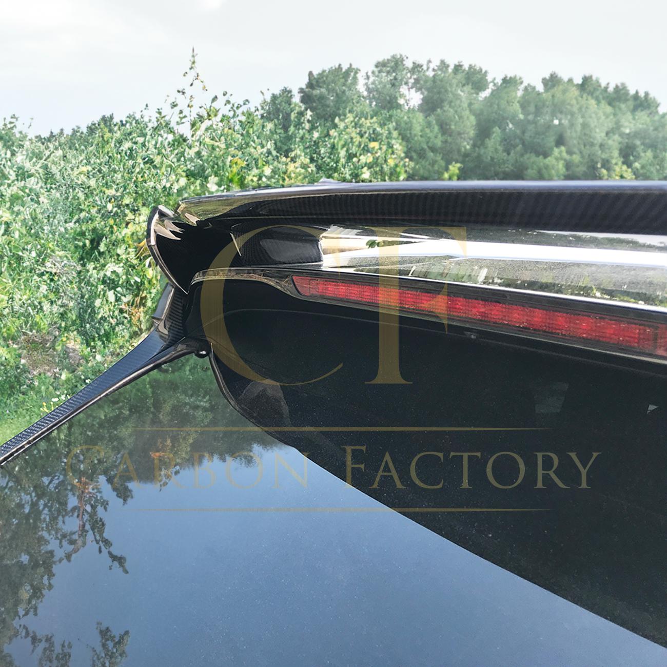 Porsche Macan Carbon Fibre Roof Spoiler 14-20 by Carbon Factory-Carbon Factory