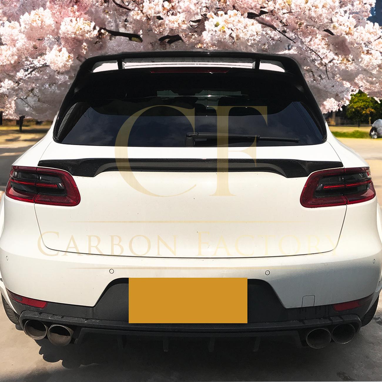 Porsche Macan Carbon Fibre Roof Spoiler 14-20 by Carbon Factory-Carbon Factory