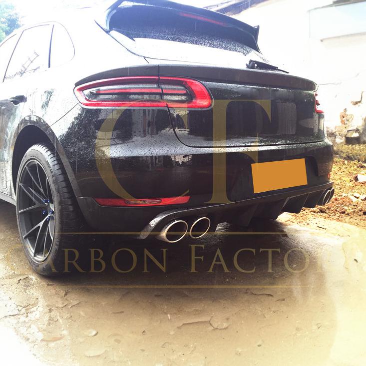 Porsche Macan GT Style Carbon Fibre Rear Diffuser 14-20-Carbon Factory