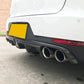 Porsche Macan LED Style Carbon Fibre Rear Diffuser 14-20-Carbon Factory