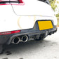 Porsche Macan LED Style Carbon Fibre Rear Diffuser 14-20-Carbon Factory