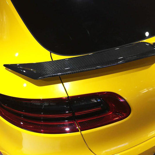 Porsche Macan V Style Carbon Fibre Mid Spoiler 14-20-Carbon Factory