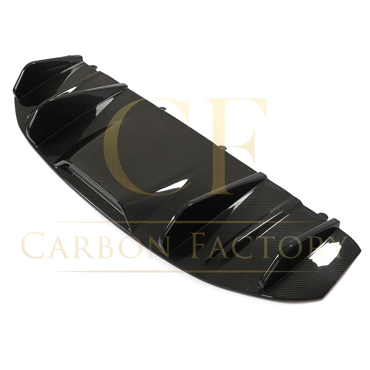 Porsche Taycan 4 Door P Style Pre-preg Carbon Fiber Rear Diffuser 19-21 by Carbon Factory-Carbon Factory