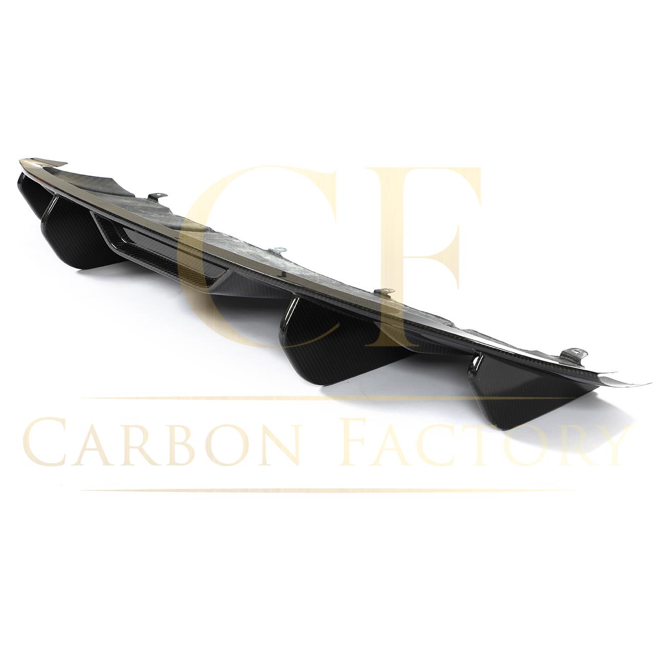 Porsche Taycan 4 Door P Style Pre-preg Carbon Fiber Rear Diffuser 19-21 by Carbon Factory-Carbon Factory