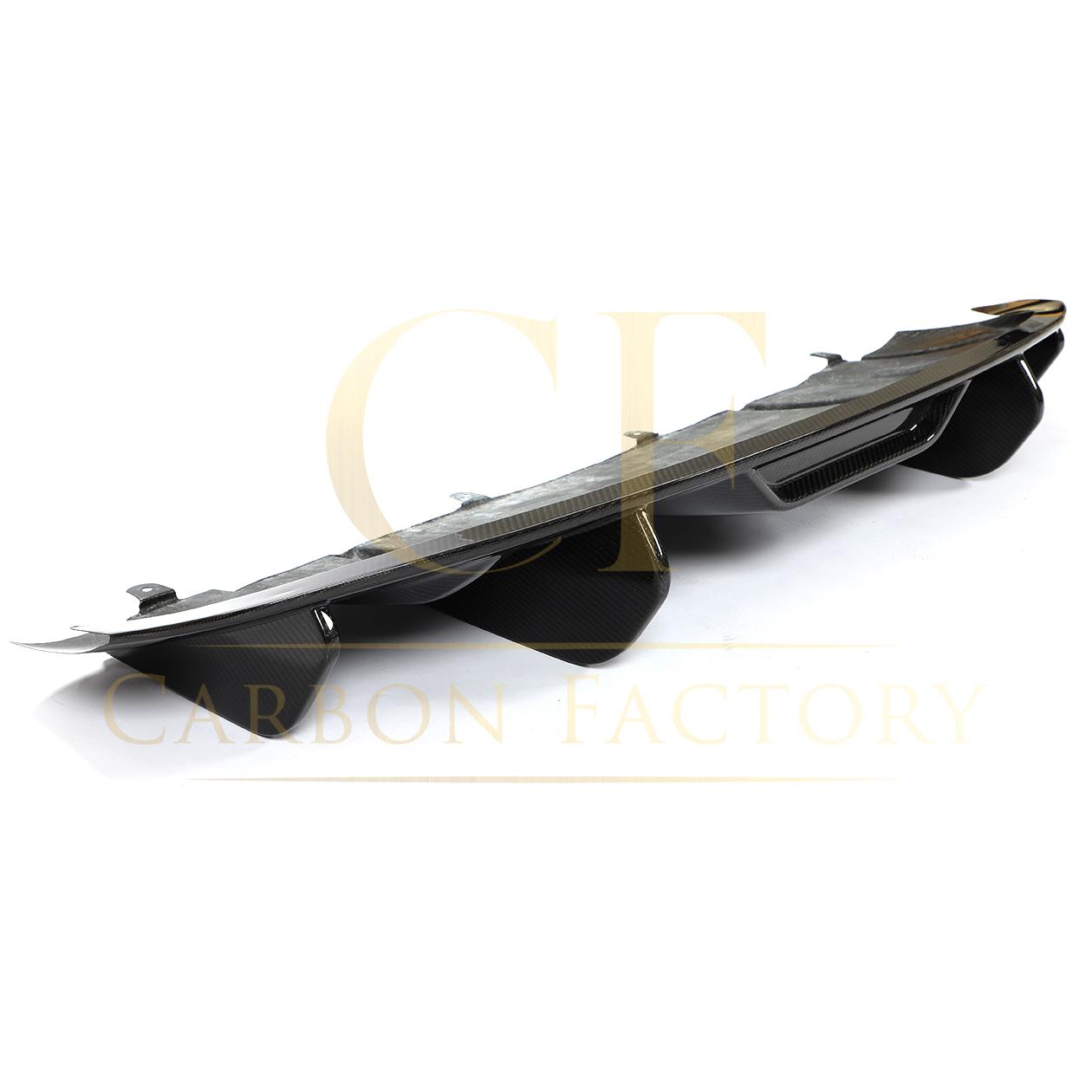 Porsche Taycan 4 Door P Style Pre-preg Carbon Fiber Rear Diffuser 19-21 by Carbon Factory-Carbon Factory