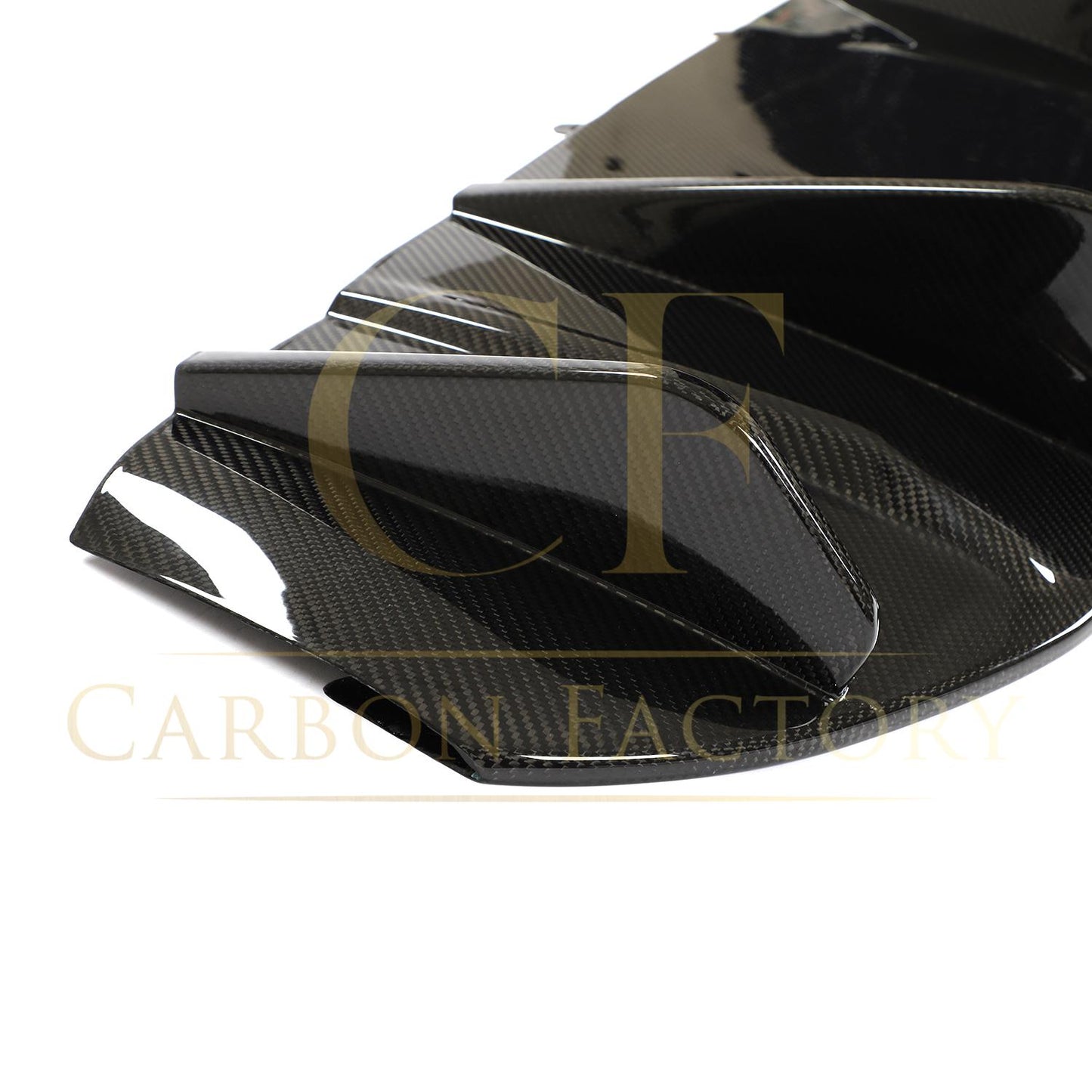 Porsche Taycan 4 Door P Style Pre-preg Carbon Fiber Rear Diffuser 19-21 by Carbon Factory-Carbon Factory