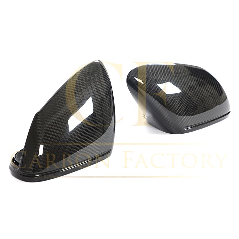 Porsche Taycan LHD 9J1 Pre-preg Carbon Fibre Mirror Covers 19-Present by Carbon Factory-Carbon Factory