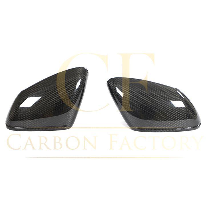 Porsche Taycan LHD 9J1 Pre-preg Carbon Fibre Mirror Covers 19-Present by Carbon Factory-Carbon Factory