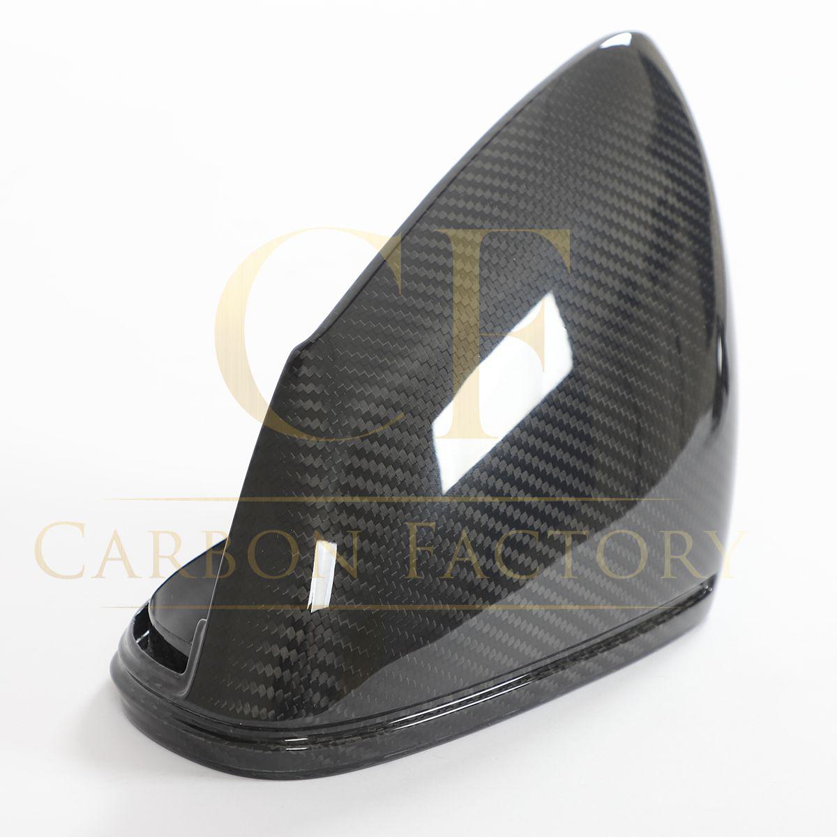 Porsche Taycan LHD 9J1 Pre-preg Carbon Fibre Mirror Covers 19-Present by Carbon Factory-Carbon Factory