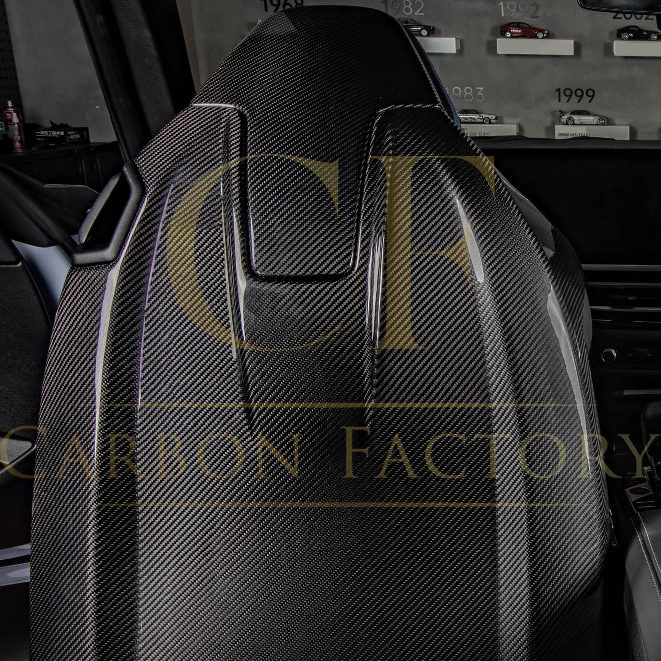 Pre-Preg Carbon Fibre Seat Covers for BMW G87 M2 G82 G83 M4 23-Present-Carbon Factory