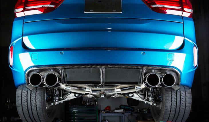 RK Style Carbon Fibre Rear Diffuser for BMW F85 X5M F86 X6M 16-Present-Carbon Factory